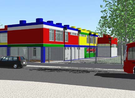 Escola — alçado principal
