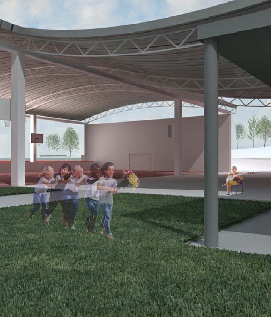 Pavilhão / espaço coberto